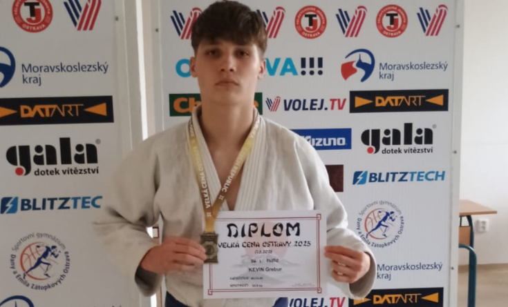 Medalie de aur pentru Grebúr Kevin la Ostrava